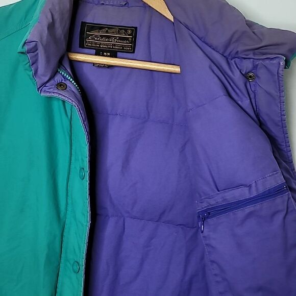 Vintage Eddie Bauer Goose Down Vest Size Medium - Picture 7 of 13